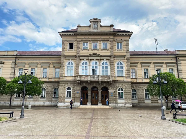 Gymnasium Smederevo Smederevo Gymnasium Building Gimnazija Smederevo Ili Zgrada Smederevske — стокове фото