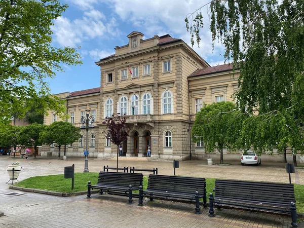 Gymnasium Smederevo Smederevo Gymnasium Building Gimnazija Smederevo Ili Zgrada Smederevske — стокове фото