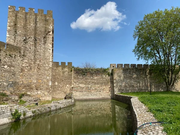 Water Moat Smederevo Fortress Water Trench Smederevo Fortress Vodeni Sanac — Stock Photo, Image
