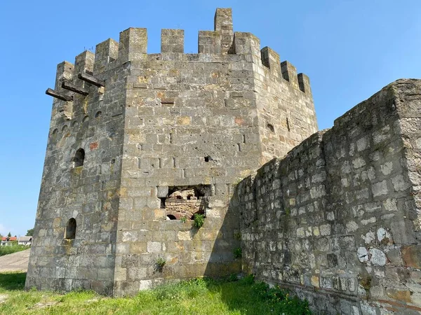 Mittelalterliche Festungsstadt Smederevo Oder Festung Smederevo Aus Dem Jahrhundert Smederevska — Stockfoto