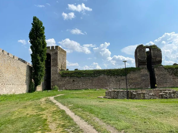 Ciudad Fortificada Medieval Fortaleza Smederevo Fortaleza Del Siglo Smederevo Smederevska —  Fotos de Stock