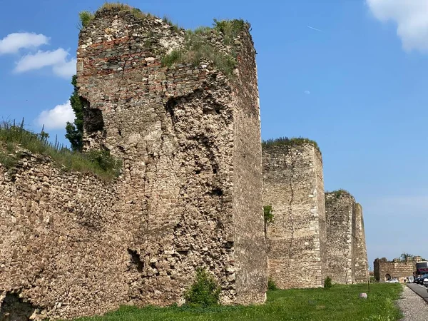 Mittelalterliche Festungsstadt Smederevo Oder Festung Smederevo Aus Dem Jahrhundert Smederevska — Stockfoto