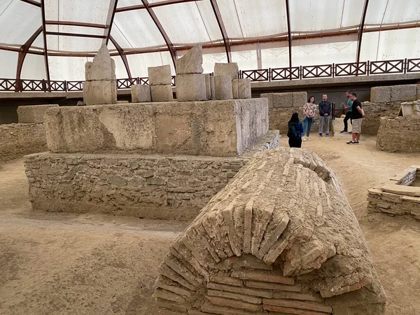 Mauzoleum Cmentarzami Parku Archeologicznym Viminacium Miasto Rzymskie Twierdza Legionowa Viminatium — Zdjęcie stockowe