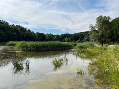 Significant landscape of Sovsko Lake or Blue eye of Slavonia, Sovski Dol - Caglin, Croatia (Znacajni krajobraz Sovsko jezero ili Modro oko Slavonije - Caglin, Hrvatska)