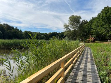 Significant landscape of Sovsko Lake or Blue eye of Slavonia, Sovski Dol - Caglin, Croatia (Znacajni krajobraz Sovsko jezero ili Modro oko Slavonije - Caglin, Hrvatska)