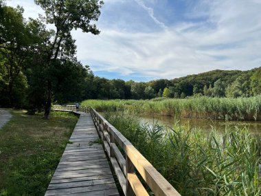 Significant landscape of Sovsko Lake or Blue eye of Slavonia, Sovski Dol - Caglin, Croatia (Znacajni krajobraz Sovsko jezero ili Modro oko Slavonije - Caglin, Hrvatska)
