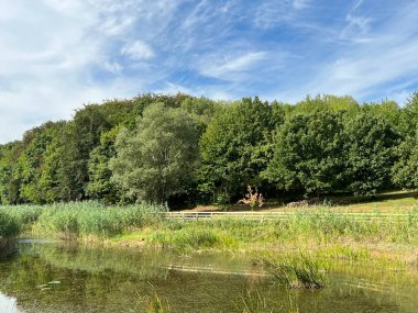 Significant landscape of Sovsko Lake or Blue eye of Slavonia, Sovski Dol - Caglin, Croatia (Znacajni krajobraz Sovsko jezero ili Modro oko Slavonije - Caglin, Hrvatska)