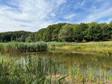 Significant landscape of Sovsko Lake or Blue eye of Slavonia, Sovski Dol - Caglin, Croatia (Znacajni krajobraz Sovsko jezero ili Modro oko Slavonije - Caglin, Hrvatska)