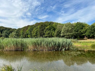 Significant landscape of Sovsko Lake or Blue eye of Slavonia, Sovski Dol - Caglin, Croatia (Znacajni krajobraz Sovsko jezero ili Modro oko Slavonije - Caglin, Hrvatska)