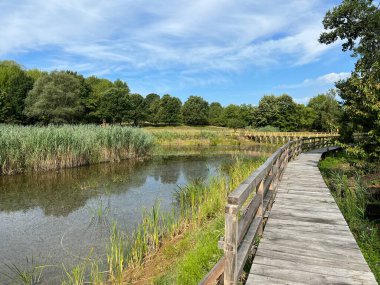 Significant landscape of Sovsko Lake or Blue eye of Slavonia, Sovski Dol - Caglin, Croatia (Znacajni krajobraz Sovsko jezero ili Modro oko Slavonije - Caglin, Hrvatska)