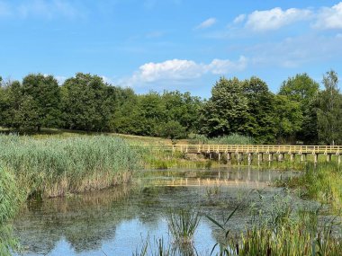 Significant landscape of Sovsko Lake or Blue eye of Slavonia, Sovski Dol - Caglin, Croatia (Znacajni krajobraz Sovsko jezero ili Modro oko Slavonije - Caglin, Hrvatska)