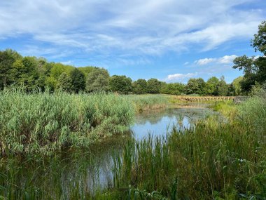 Significant landscape of Sovsko Lake or Blue eye of Slavonia, Sovski Dol - Caglin, Croatia (Znacajni krajobraz Sovsko jezero ili Modro oko Slavonije - Caglin, Hrvatska)
