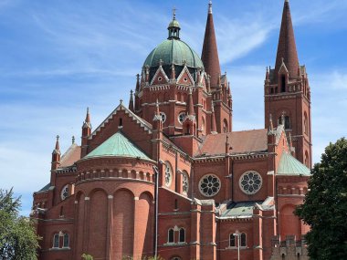 The Dakovo Cathedral or Cathedral basilica of St. Peter - Djakovo, Croatia (Djakovacka katedrala Svetog Petra u neoromanickom stilu ili Katedrala bazilika Svetog Petra, Djakovo - Slavonija, Hrvatska)