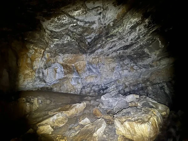 Krizna Cave Slovenia Die Hoehle Krizna Jama Грахово Озил Krizna — стоковое фото