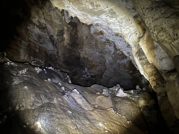 Krizna Cave Slovenia Die Hoehle Krizna Jama Грахово Озил Krizna — стоковое фото
