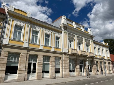 The First Pozega Savings Bank building or the Old Town Palace, Pozega - Slavonija, Croatia (Zgrada 'Prve pozeske stedionice' ili Stara gradska palaca, Pozega - Slavonija, Hrvatska)