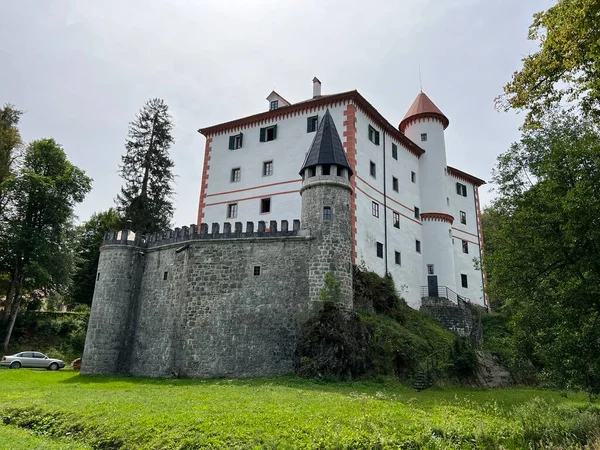 Castelo Sneznik Schloss Schneeberg Stari Trg Pri Lozu Eslovénia Grad — Fotografia de Stock