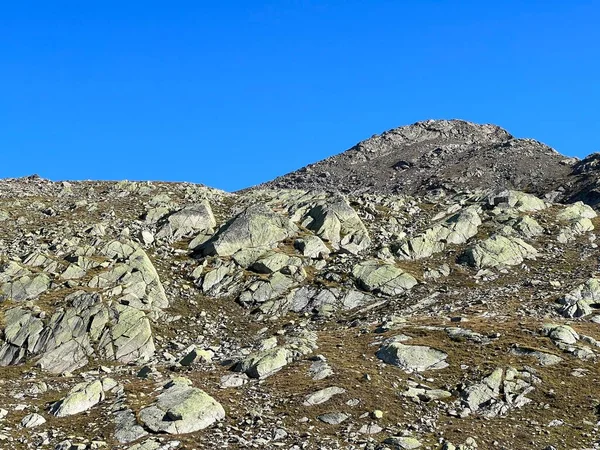 Rocks Stones Silvretta Alps Albula Alps Mountain Range Swiss Alps — Stock Photo, Image