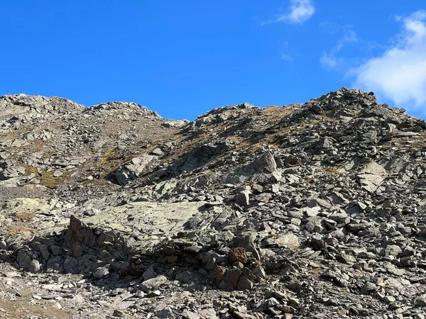 Rocas Piedras Los Alpes Silvretta Albula Alpes Macizo Los Alpes —  Fotos de Stock