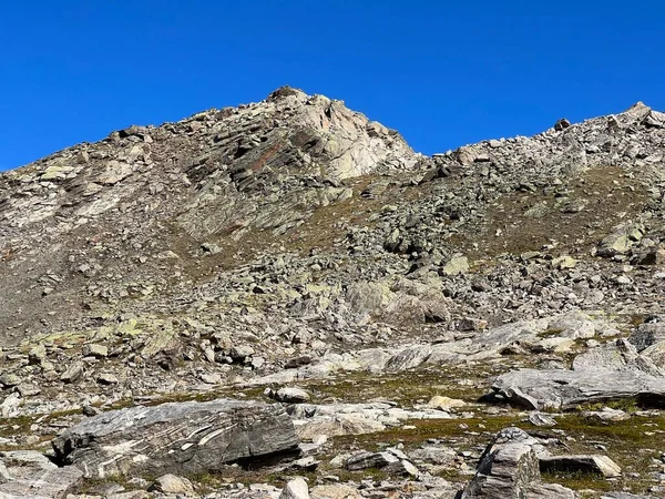 Rocks Stones Silvretta Alps Albula Alps Mountain Range Swiss Alps — Stock Photo, Image