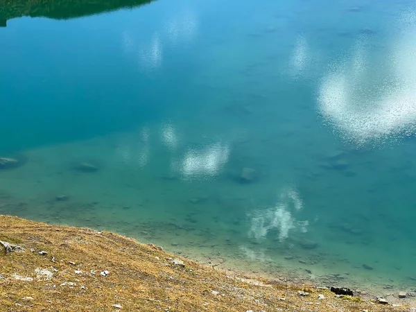 Kelompok Joeriseen Atau Joriseen Danau Alpen Terletak Pegunungan Alpen Silvretta — Stok Foto