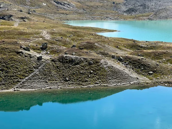 Joeriseen Joriseen Groep Van Alpenmeren Gelegen Silvretta Alpen Bergketen Zwitserse — Stockfoto