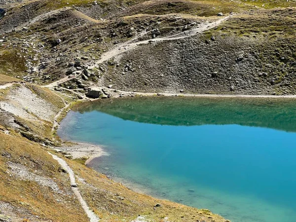 Joeriseen Joriseen Group Alpine Lakes Located Silvretta Alps Mountain Range — Φωτογραφία Αρχείου