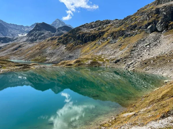 Joeriseen Joriseen Grupo Lagos Alpinos Situados Cordillera Los Alpes Silvretta —  Fotos de Stock
