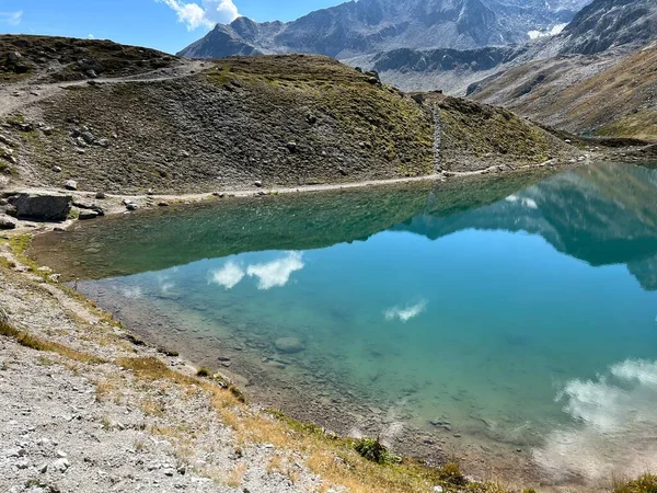 Joeriseen Joriseen Groep Van Alpenmeren Gelegen Silvretta Alpen Bergketen Zwitserse — Stockfoto