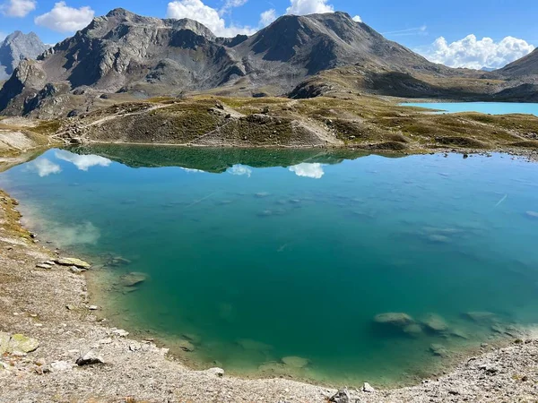 Joeriseen Joriseen Grupo Lagos Alpinos Situados Cordillera Los Alpes Silvretta —  Fotos de Stock