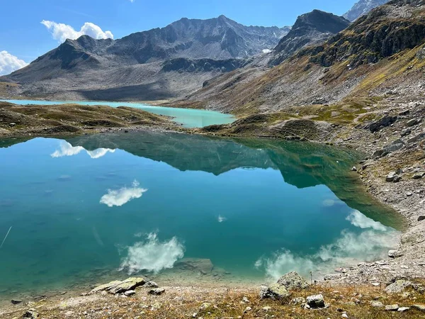 Joeriseen Joriseen Grupo Lagos Alpinos Situados Cordillera Los Alpes Silvretta — Foto de Stock