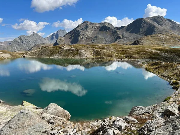 Joeriseen Joriseen Grupo Lagos Alpinos Situados Cordillera Los Alpes Silvretta —  Fotos de Stock