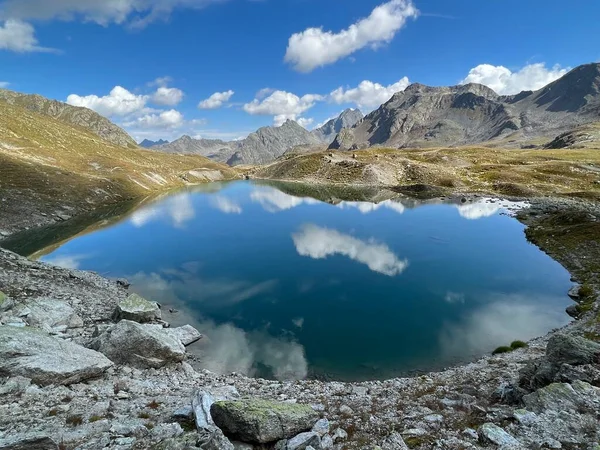 Die Joeriseen Oder Joriseen Gruppe Von Alpenseen Den Silvretta Alpen — Stockfoto