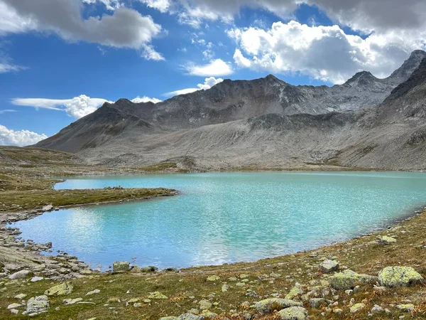 Jriseen Joeriseen Vagy Joriseen Csoport Alpesi Tavak Található Silvretta Alpok — Stock Fotó