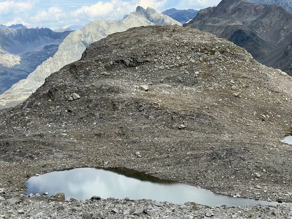 Jroiseen Sau Joeriseen Grup Lacuri Alpine Situate Lanțul Muntos Silvretta — Fotografie, imagine de stoc