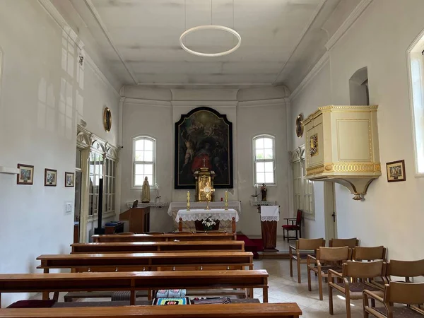 Iglesia San Roque Iglesia Adoración Eucarística Permanente Vukovar Eslavonia Croacia —  Fotos de Stock