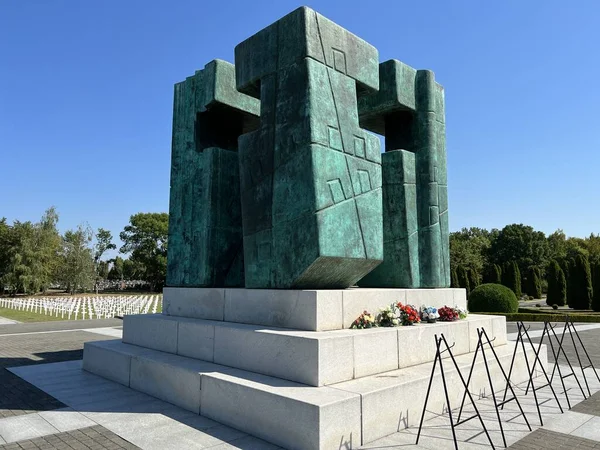 Cimetière Commémoratif Des Victimes Guerre Patrie Vukovar Croatie Memorijalno Groblje — Photo