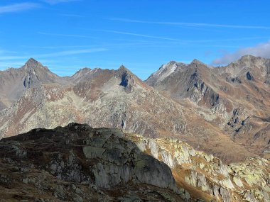 St. Gotthard Geçidi (Gotthard Geçidi), Airolo - Ticino Kantonu (Tessin), İsviçre (Schweiz)