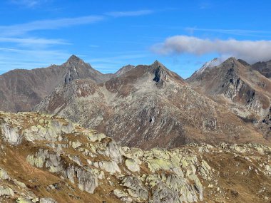 St. Gotthard Geçidi (Gotthard Geçidi), Airolo - Ticino Kantonu (Tessin), İsviçre (Schweiz)