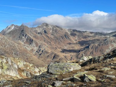 St. Gotthard Geçidi (Gotthard Geçidi), Airolo - Ticino Kantonu (Tessin), İsviçre (Schweiz)