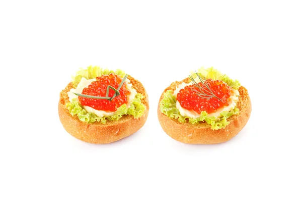 Saboroso canapé — Fotografia de Stock