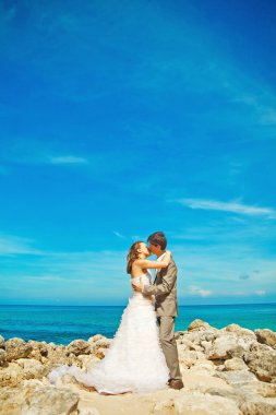 pareja en el día de boda - bali