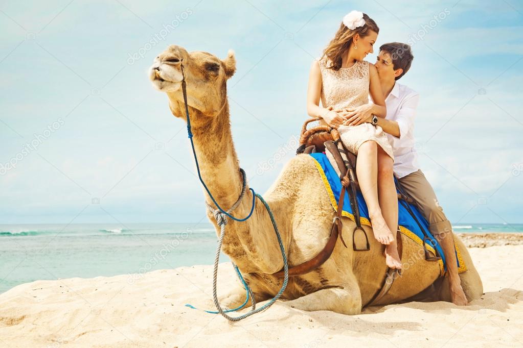 Fun camel ride