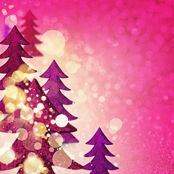 Glamorous pink winter background — Stock Photo, Image