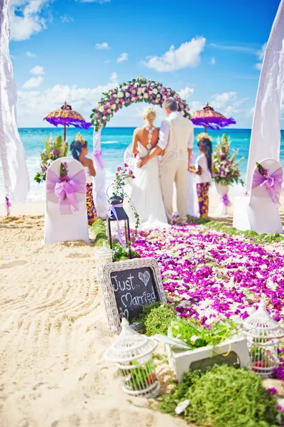 バリ島での結婚式 — ストック写真