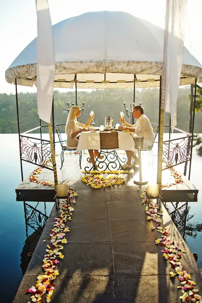 Cena romántica — Foto de Stock