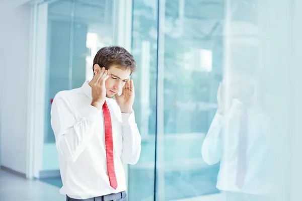 Stressed businessman — Stock Photo, Image