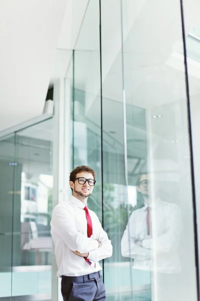 Manager in modern office building — Stock Photo, Image