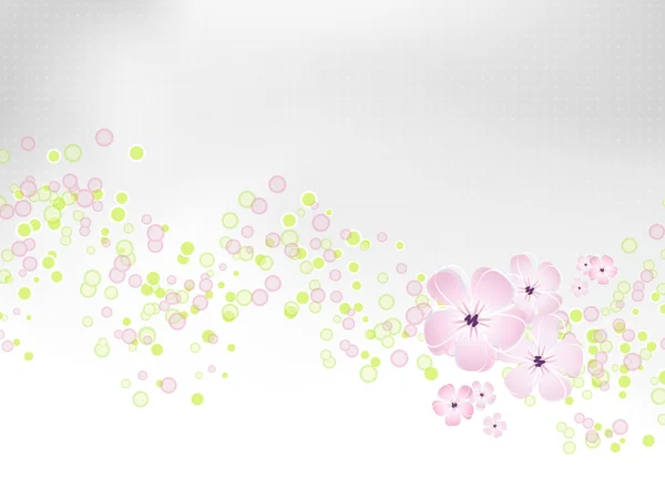 Light spring flower background — Stock Vector