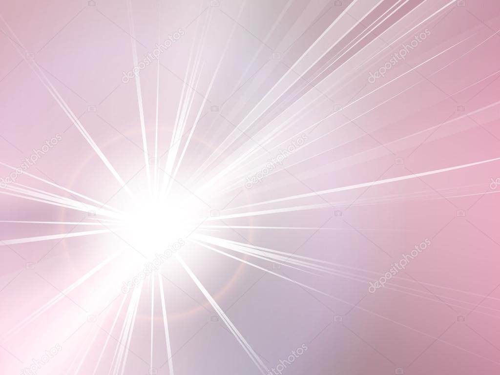 Pink abstract background - starburst